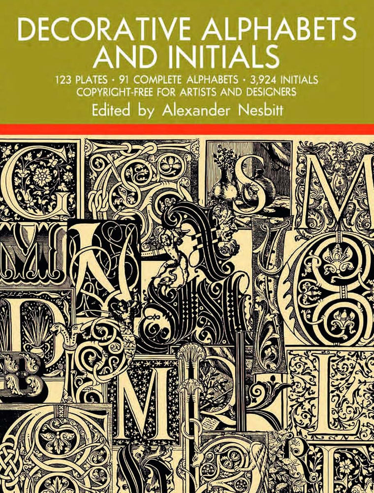 Decorative Alphabets and Initials (Lettering, Calligraphy, Typography)