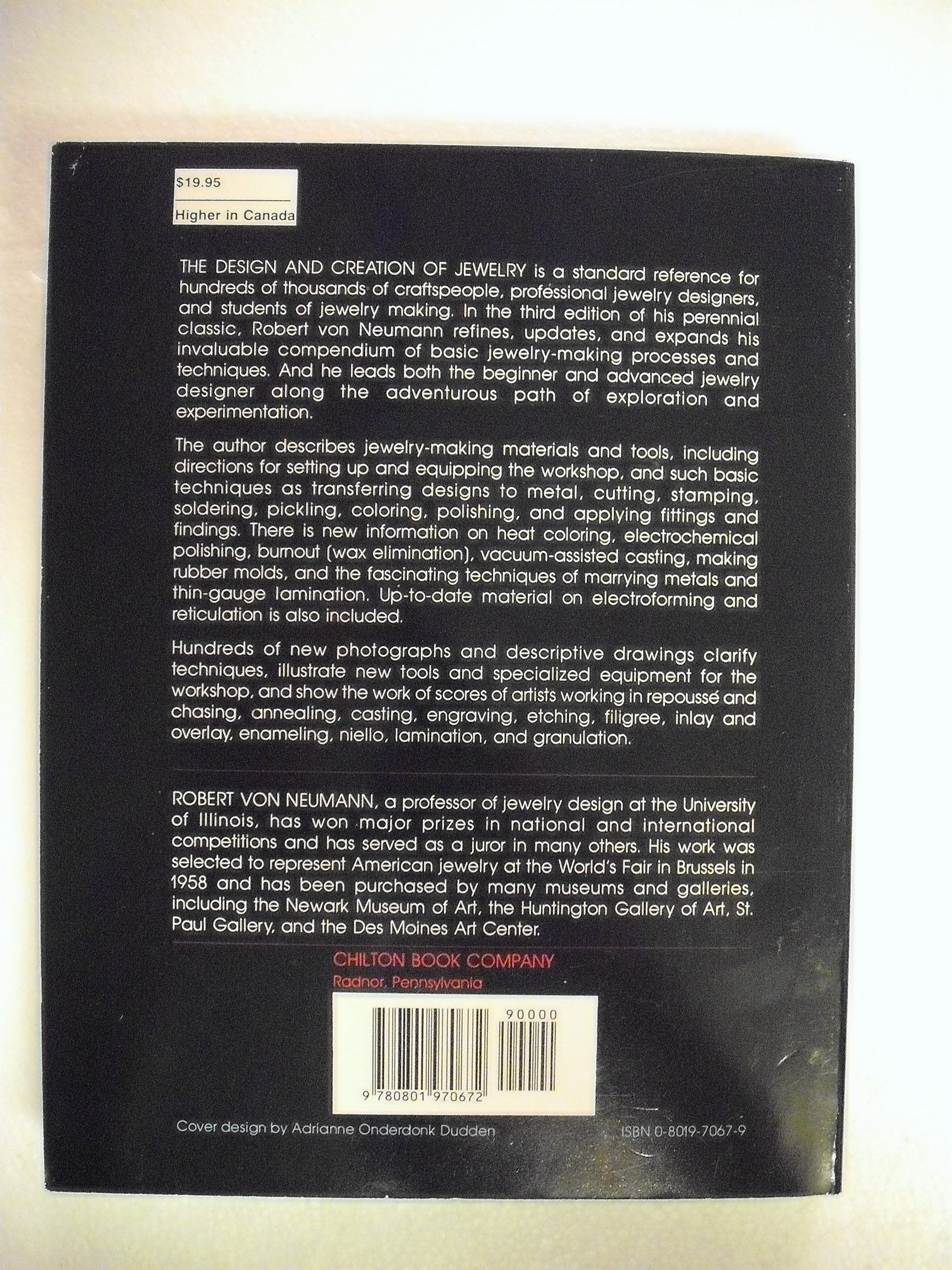The Design and Creation of Jewelry, 3rd Edition