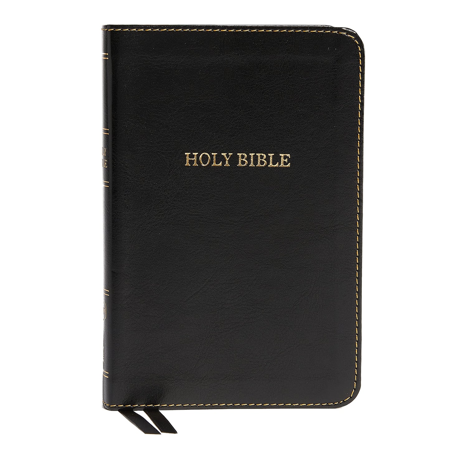 KJV Holy Bible: Compact Thinline, Black Leathersoft, Red Letter, Comfort Print: King James Version
