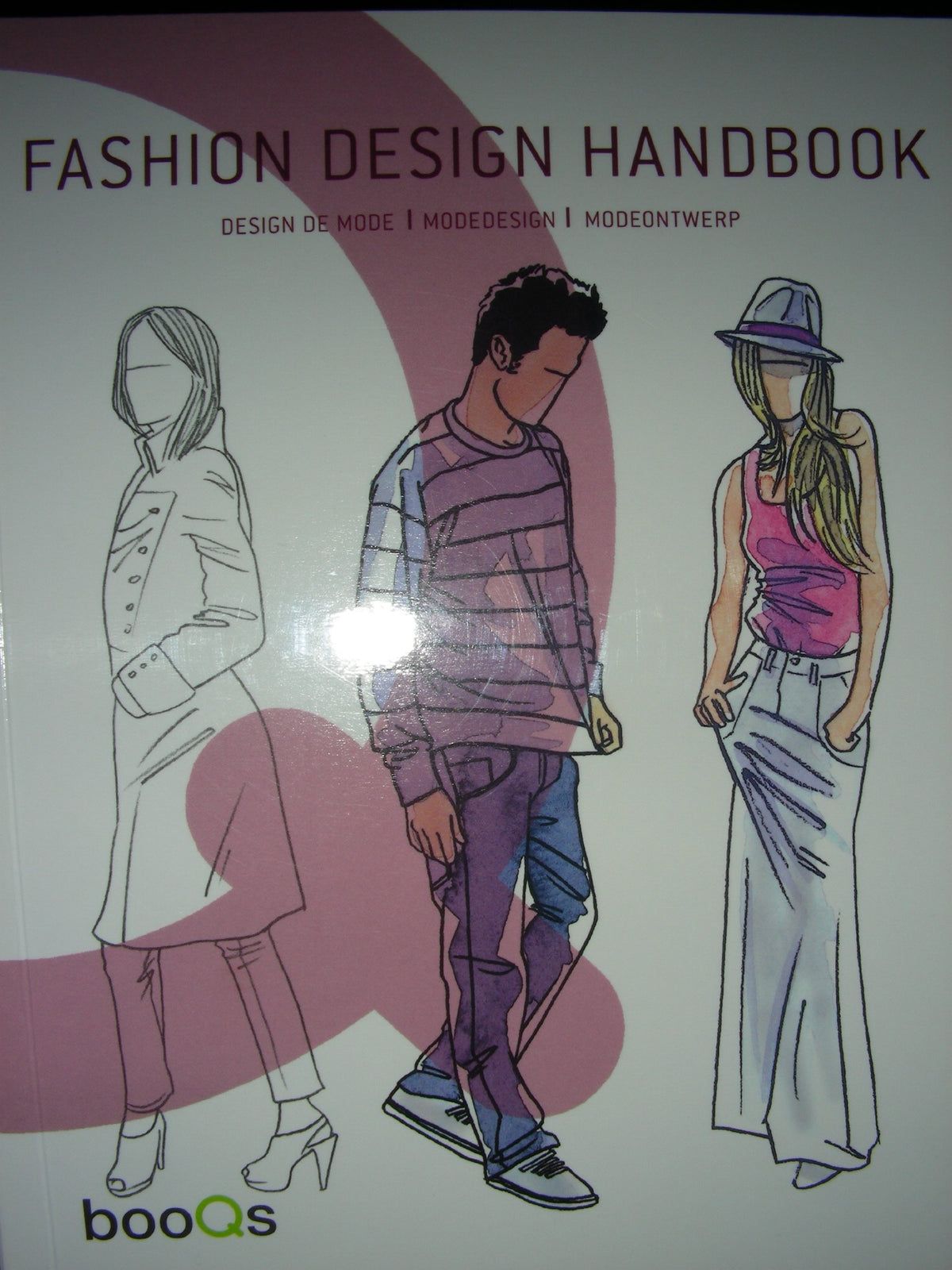 Fashion Design Handbook: Design De Mode / Modedesign / Modeontwerp (English, French, German and Dutch Edition)
