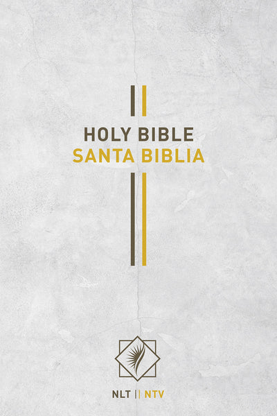 Bilingual Bible / Biblia biling?e NLT/NTV (Hardcover, Gray)