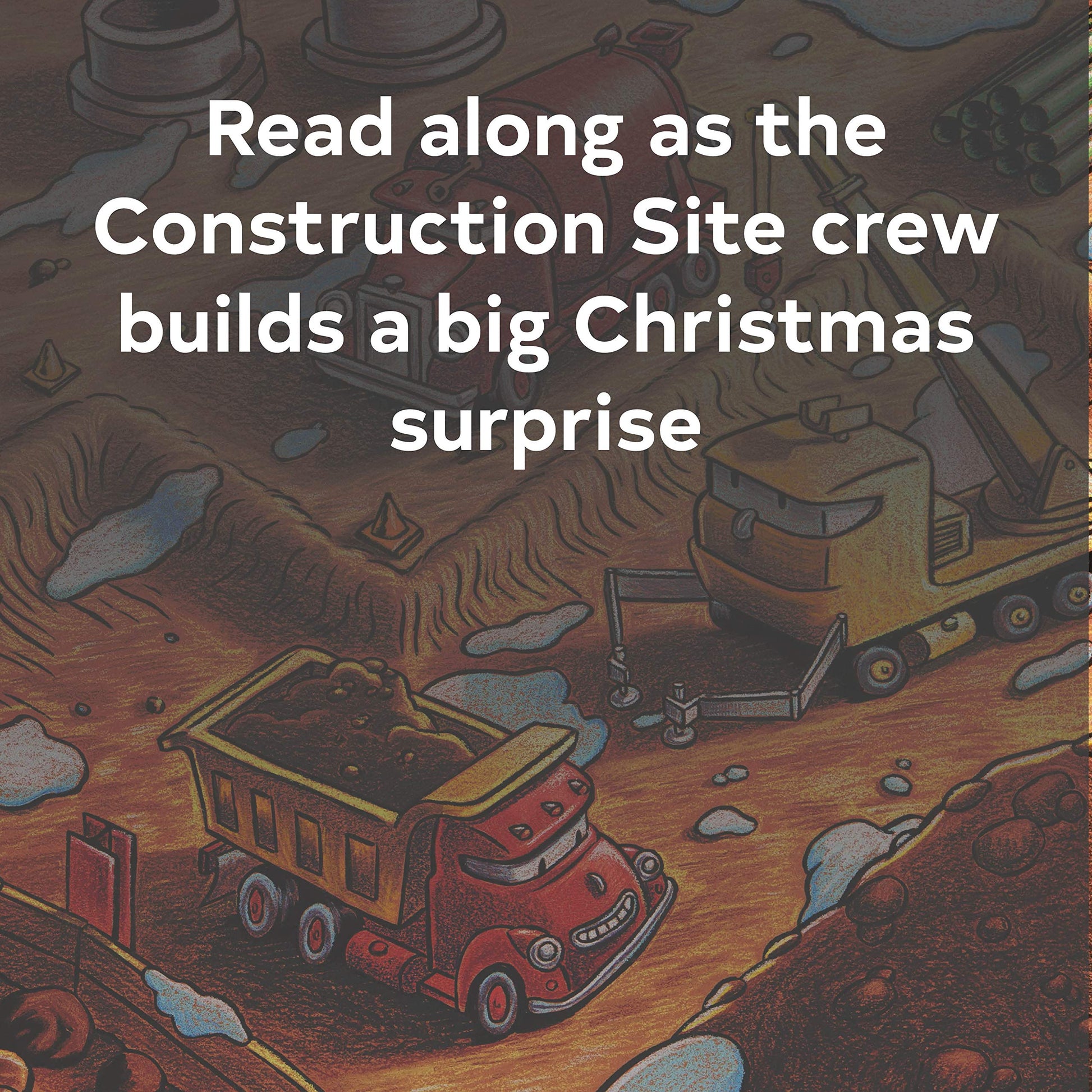 Construction Site on Christmas Night: (Christmas Book for Kids, Children's Book, Holiday Picture Book)