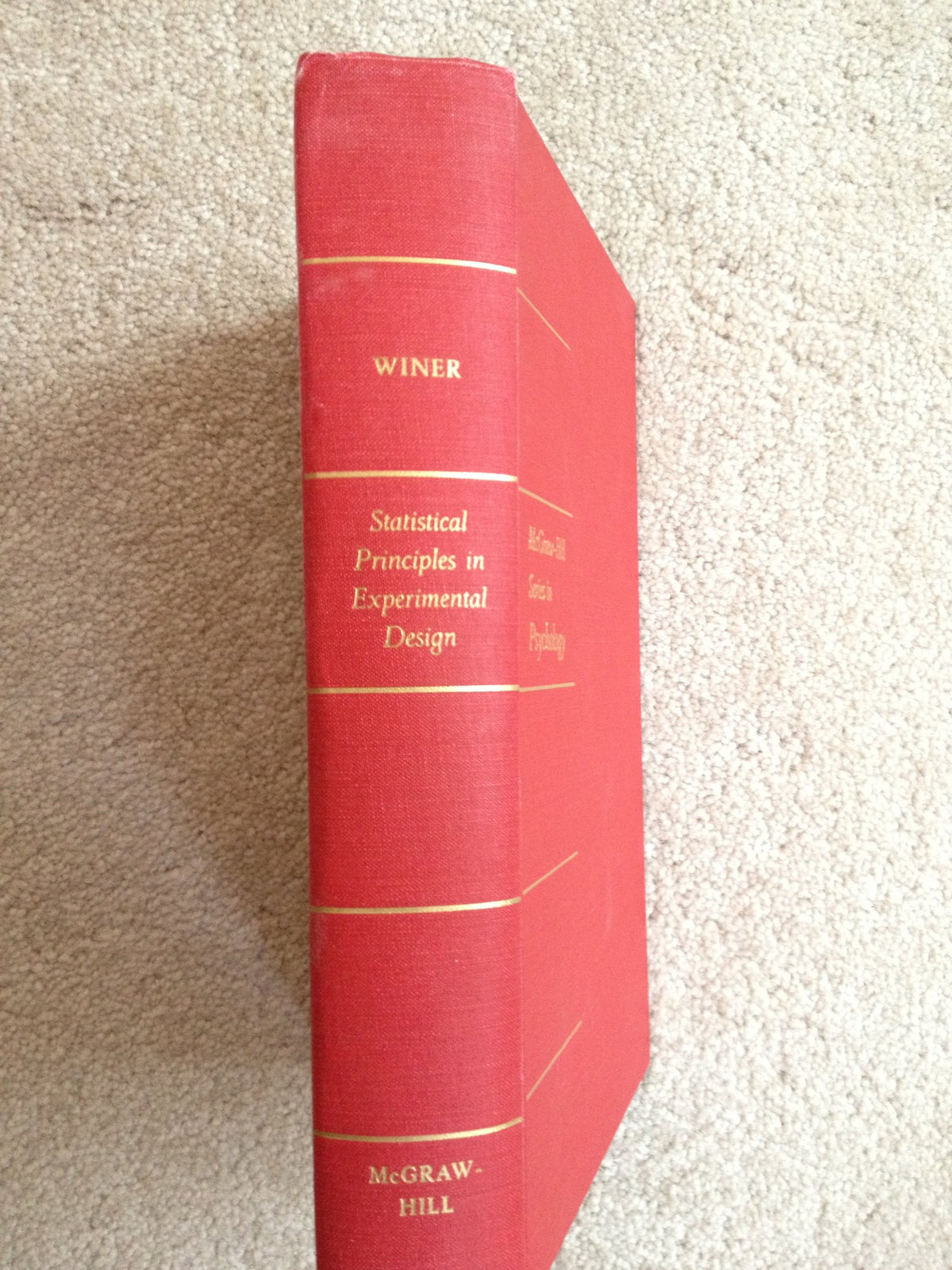 Statistical Principles In Experimental Design