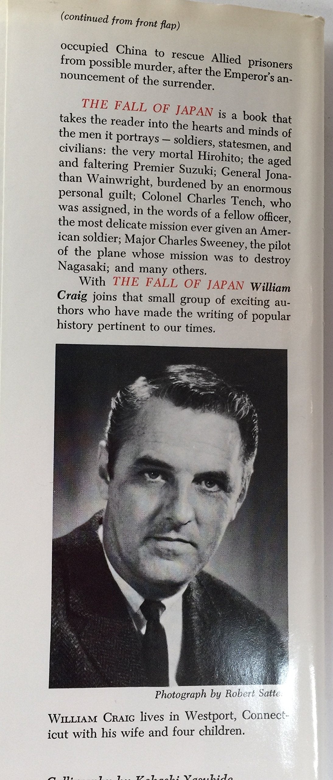 The Fall of Japan by Craig, William