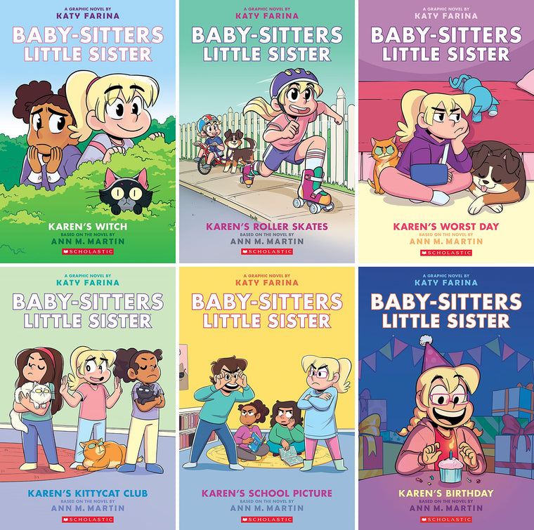 Baby-Sitters Little Sister Graphic Novels, Books 1-6 Set (Graphix)
