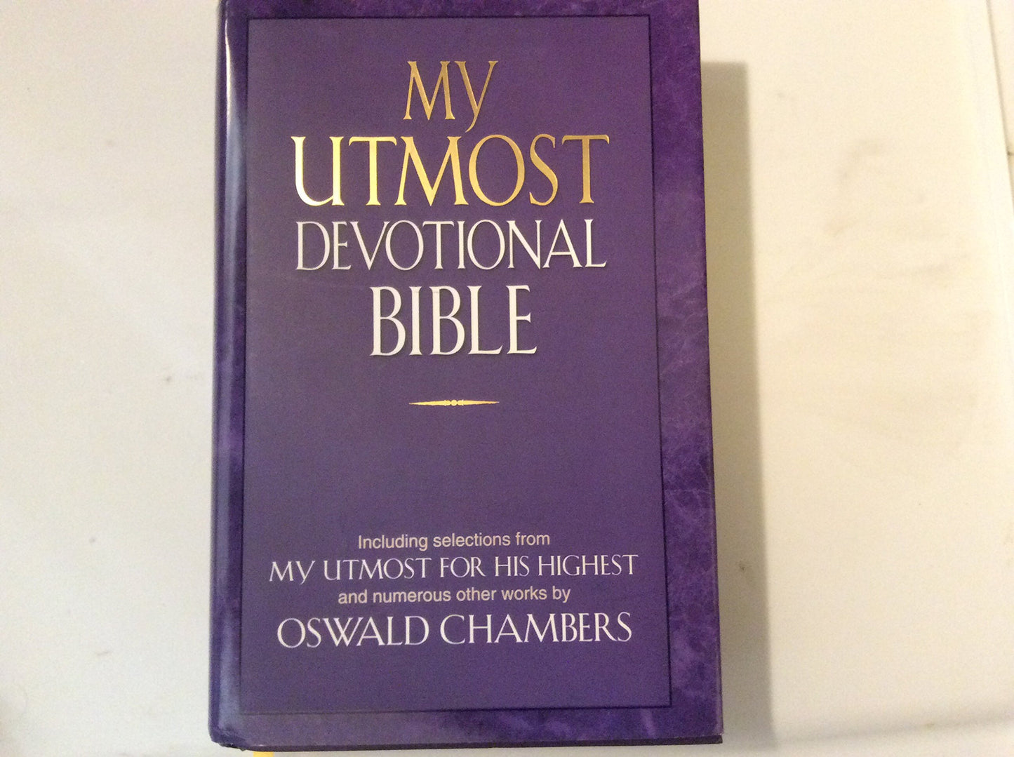 My Utmost Devotional Bible New King James Version by Thomas