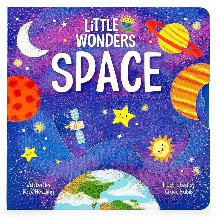 Little Wonders SPACE - Introduction to the Solar System: Multi-Activity Children's Board Book Including Flaps, Wheels, Tabs, and More