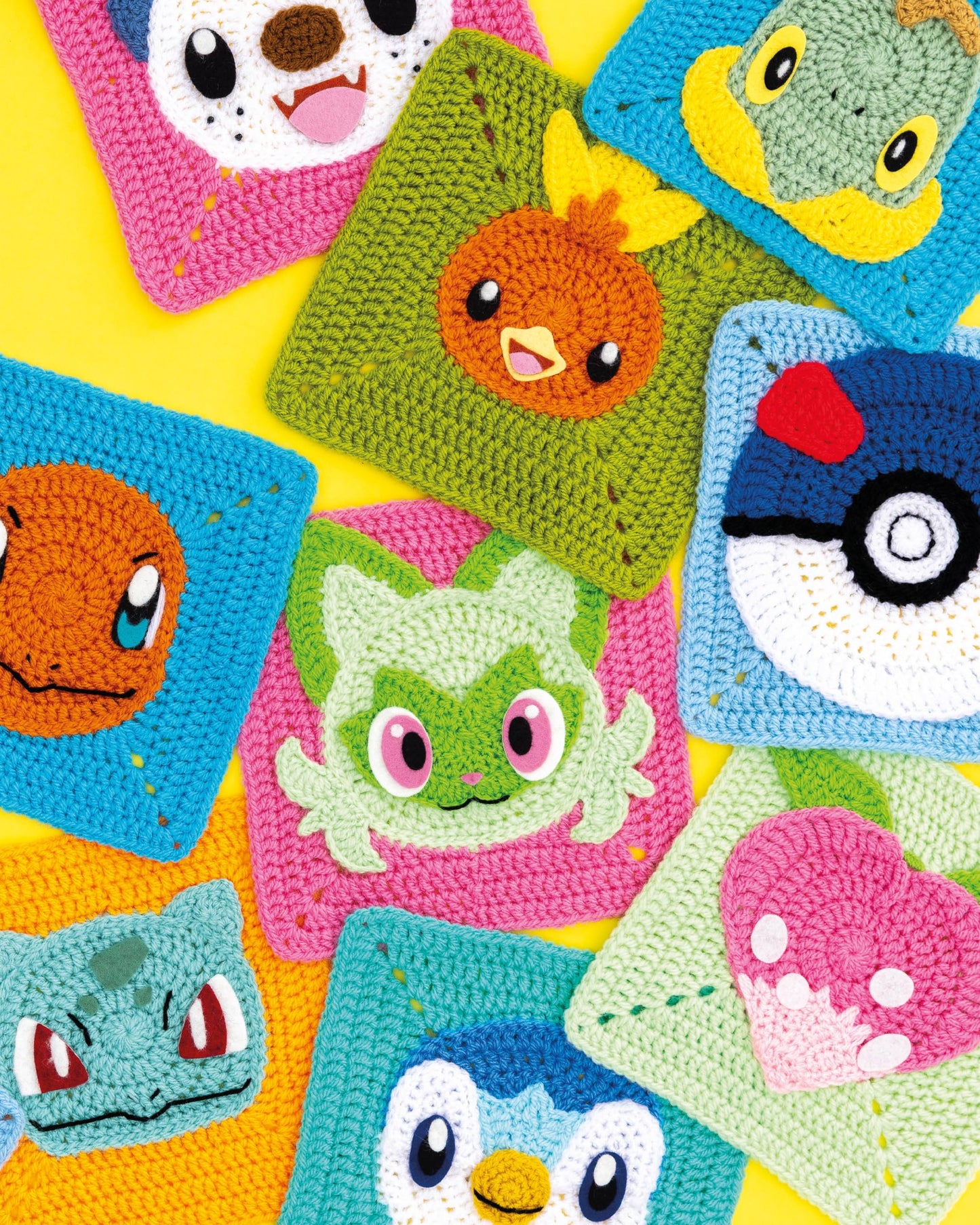 Pokémon Crochet Squares: Bring Pikachu and friends to life with over 30 cute Pokémon granny squares