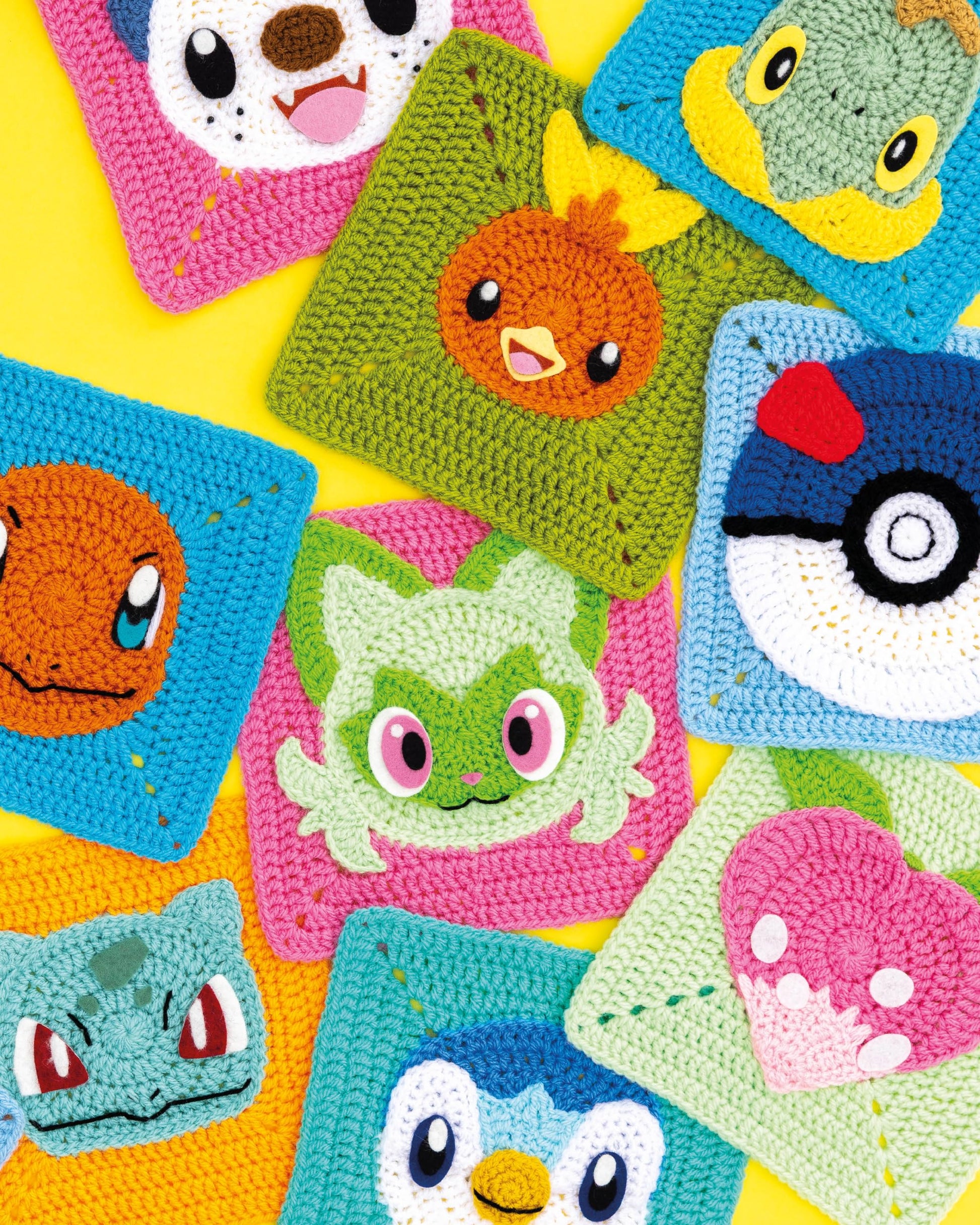 Pokémon Crochet Squares: Bring Pikachu and friends to life with over 30 cute Pokémon granny squares