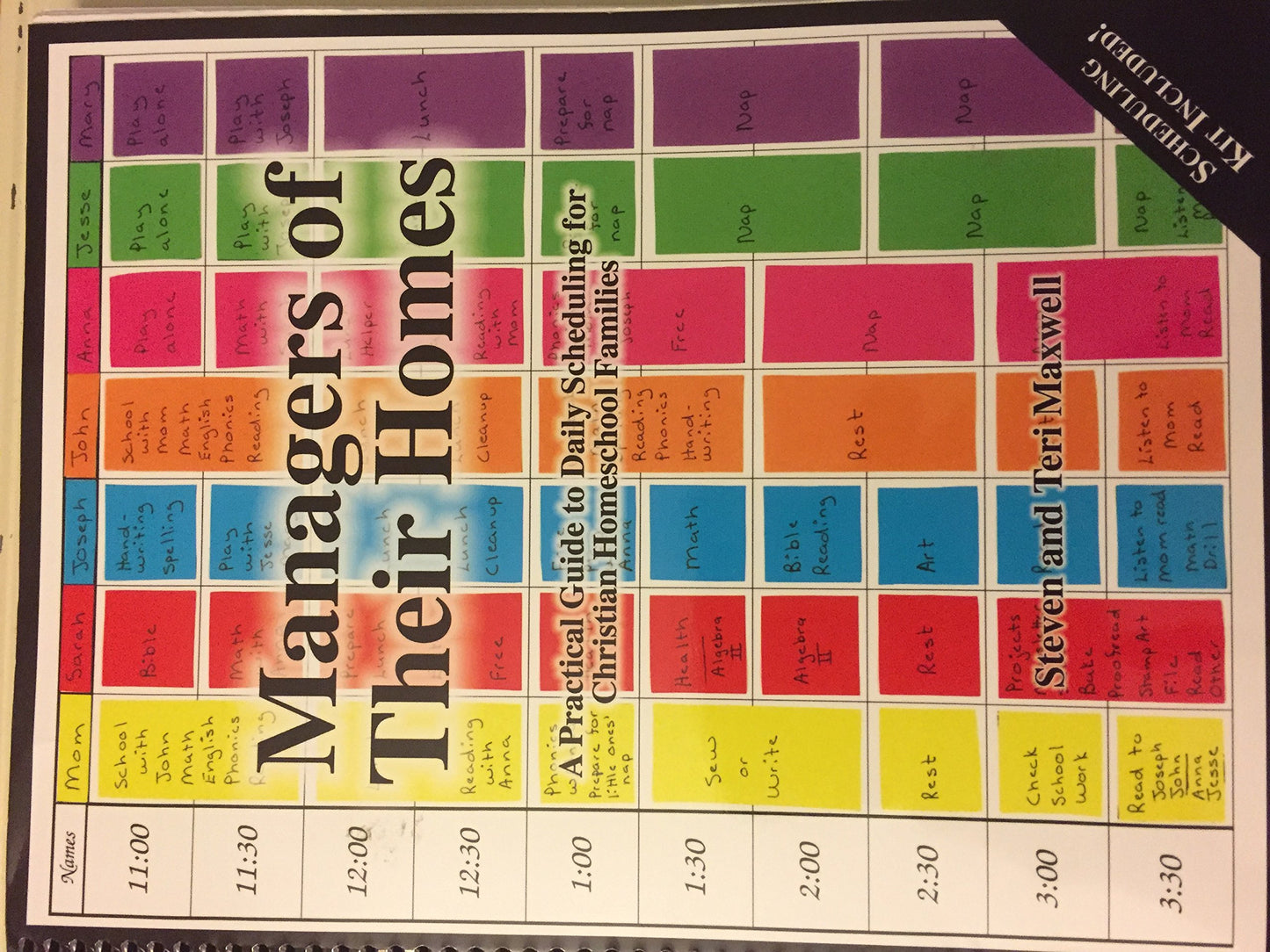 Managers of Their Homes: A Practical Guide to Daily Scheduli