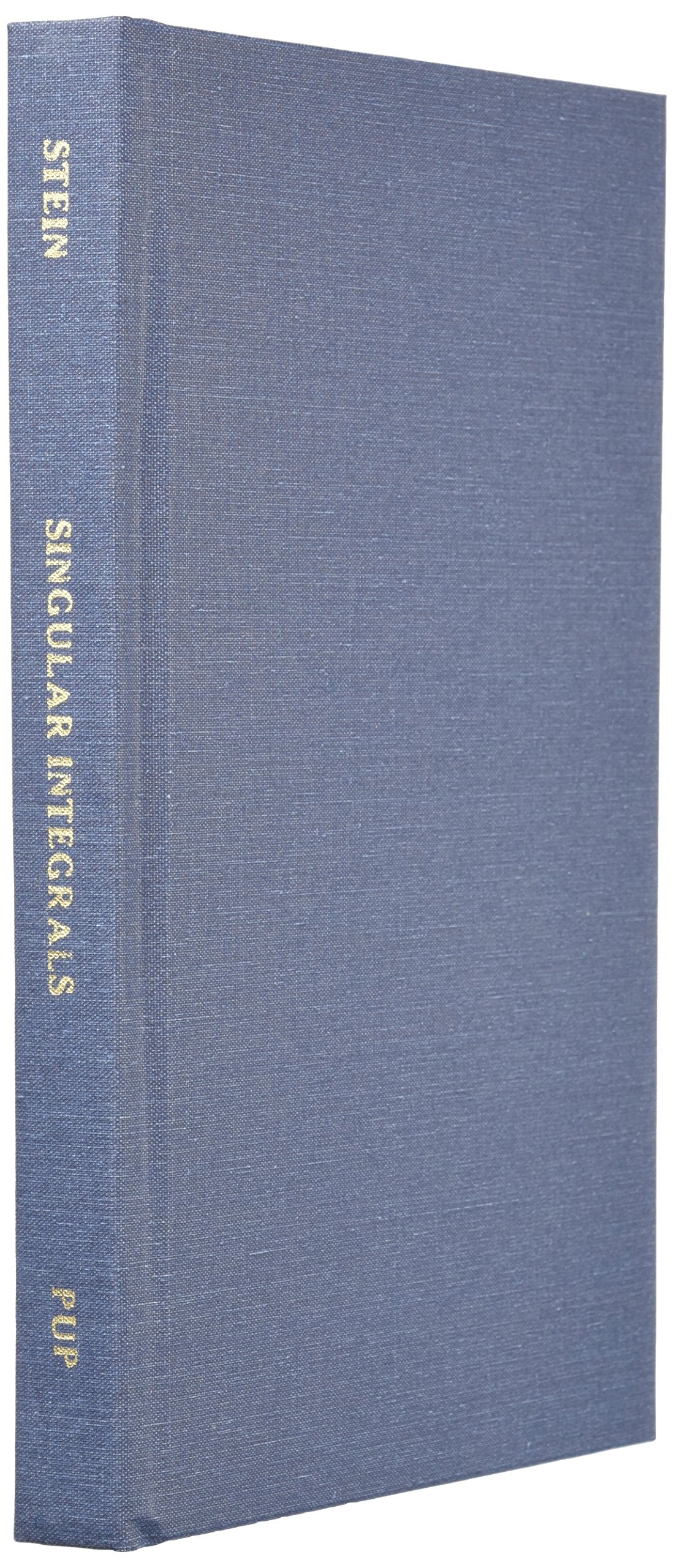 Singular Integrals and Differentiability Properties of Functions. (PMS-30)