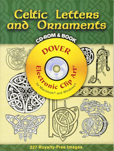 Celtic Letters and Ornaments CD-ROM and Book (Dover Electronic Clip Art)