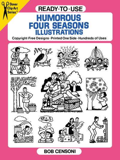 Ready-to-Use Humorous Four Seasons Illustrations (Dover Clip Art Ready-to-Use)