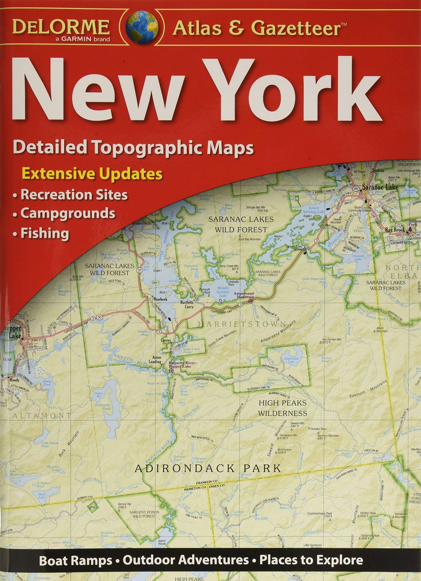 Delorme New York Atlas & Gazetteer (New York State Atlas & Gazetteer)