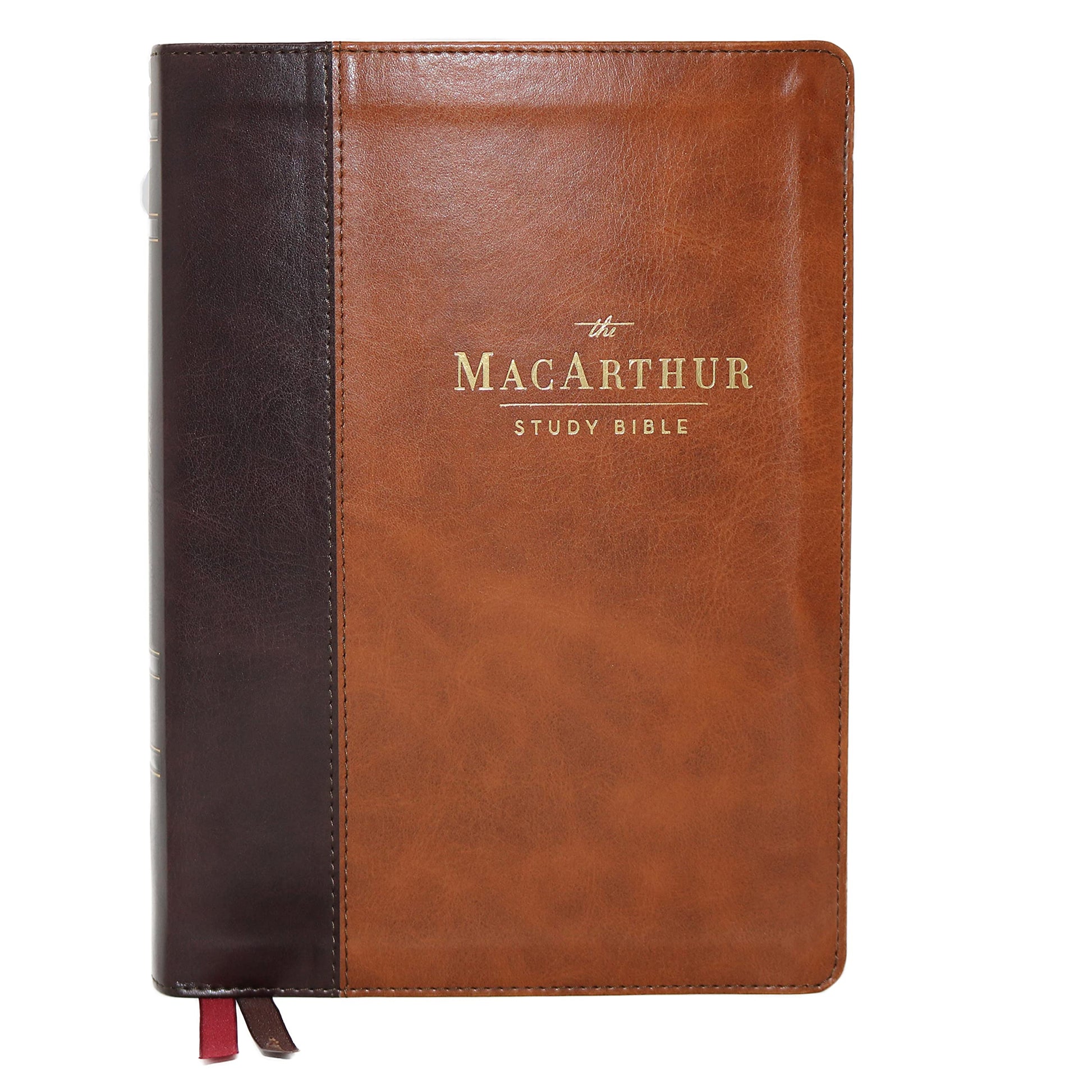 NKJV, MacArthur Study Bible, Brown Leathersoft, Comfort Print: Unleashing God's Truth One Verse at a Time (Holy Bible, New King James Version)