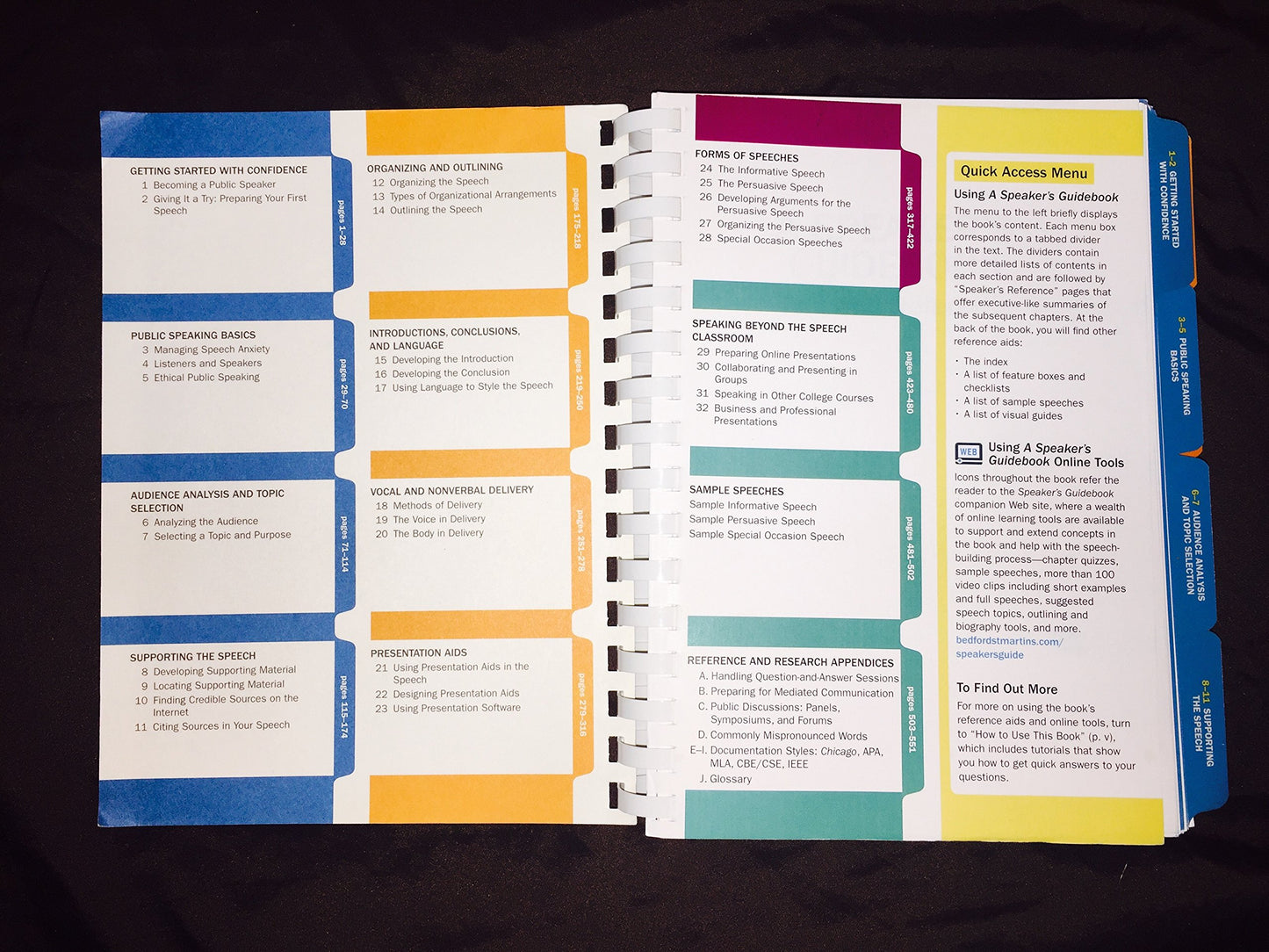 A Speaker's Guidebook: Text and Reference by O'Hair, Dan