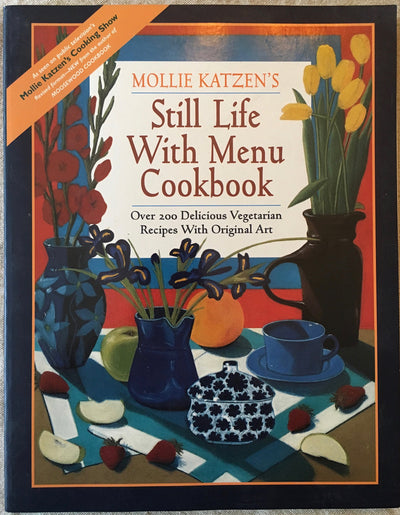 Still Life with Menu Cookbook