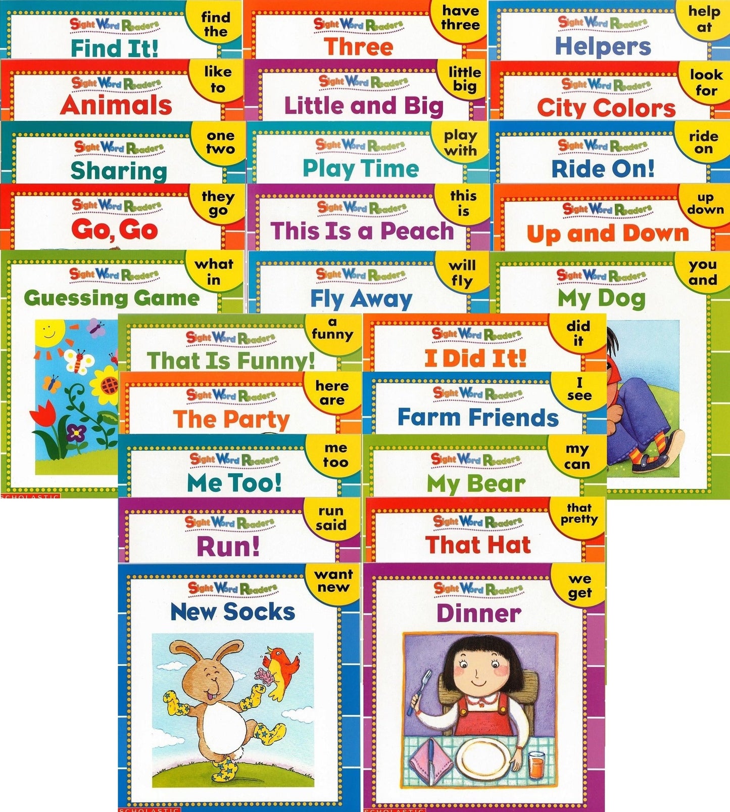 25 Illustrated Sight Word Readers Phonics Teaching Suppl
