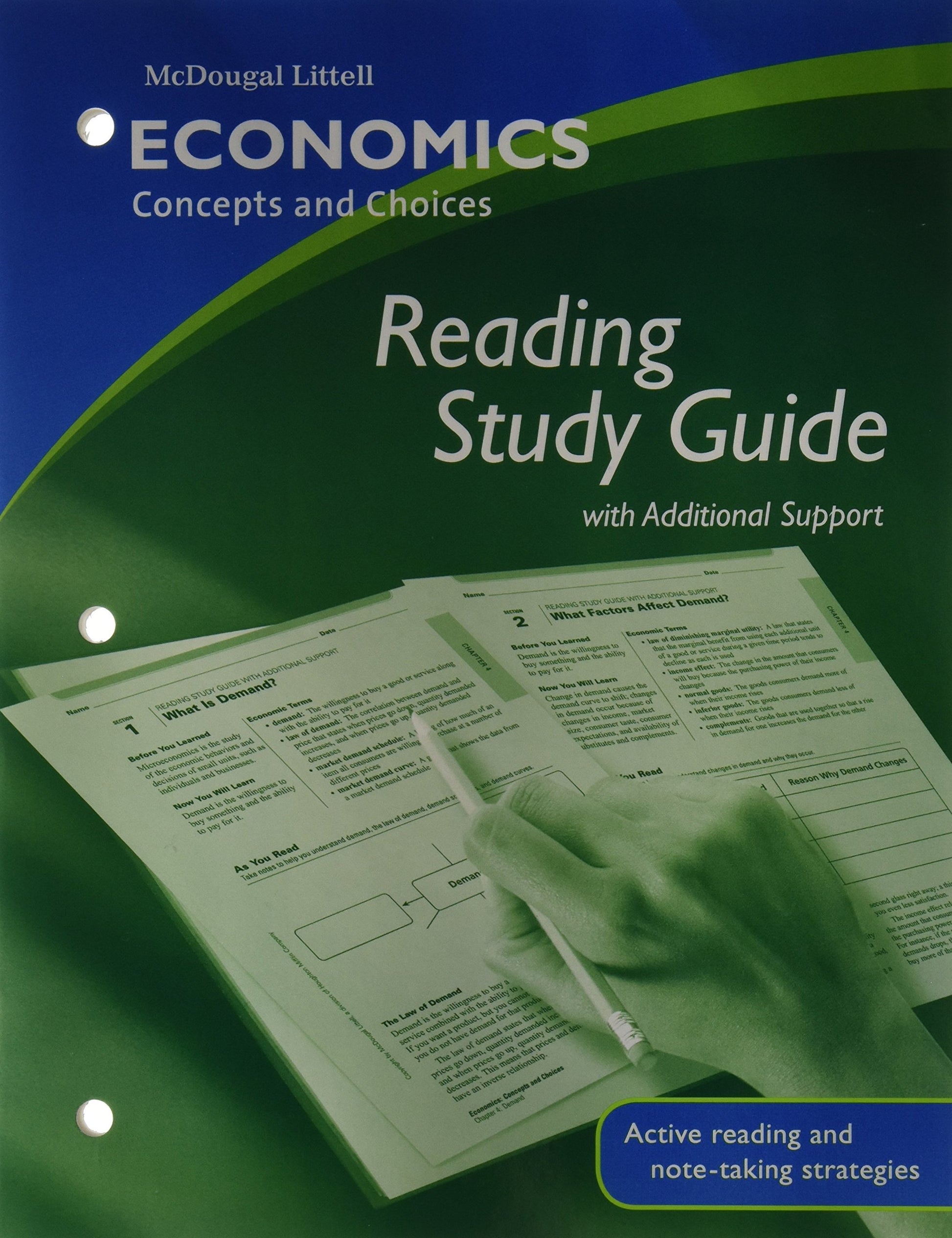 Reading Study Guide with Additional Support
