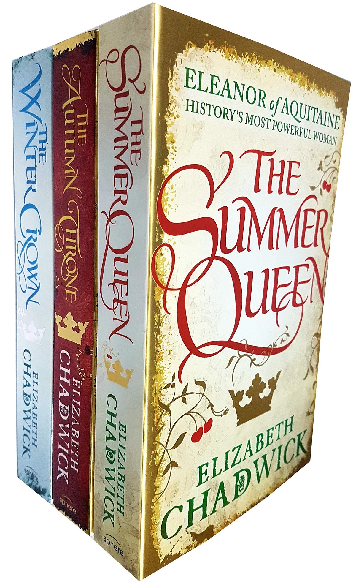 Eleanor of Aquitaine trilogy Books Collection Set By Elizabeth Chadwick ( The Autumn Throne , The Winter Crown & The Summer Queen)