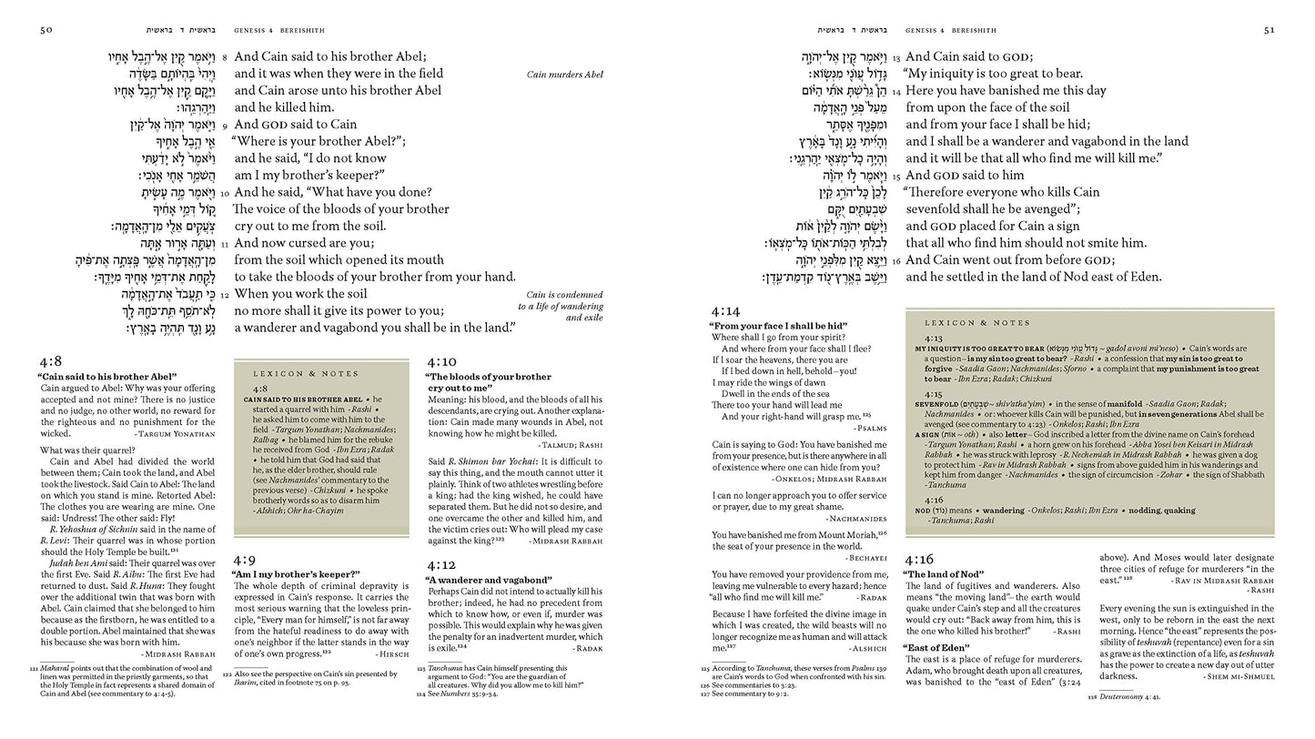 Book of Genesis with Commentary and Insights by 500 Sages and Mystics