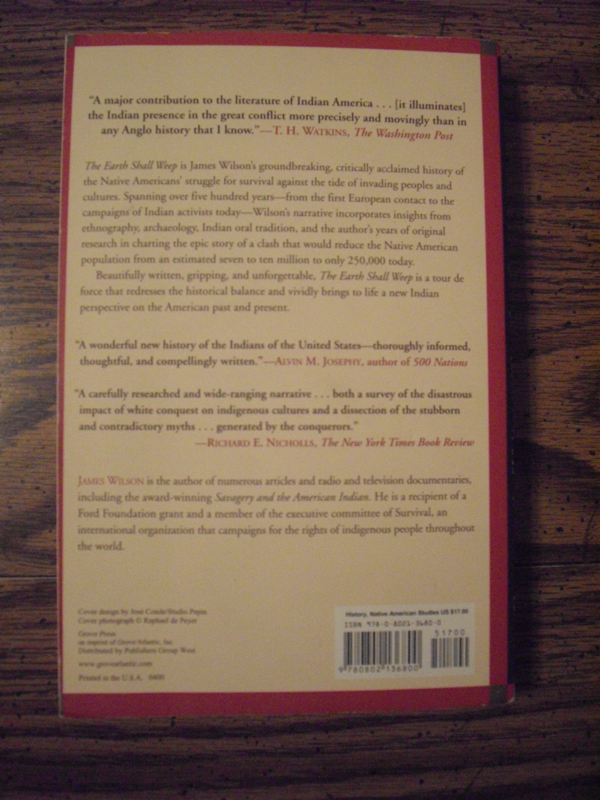The Earth Shall Weep: A History of Native America