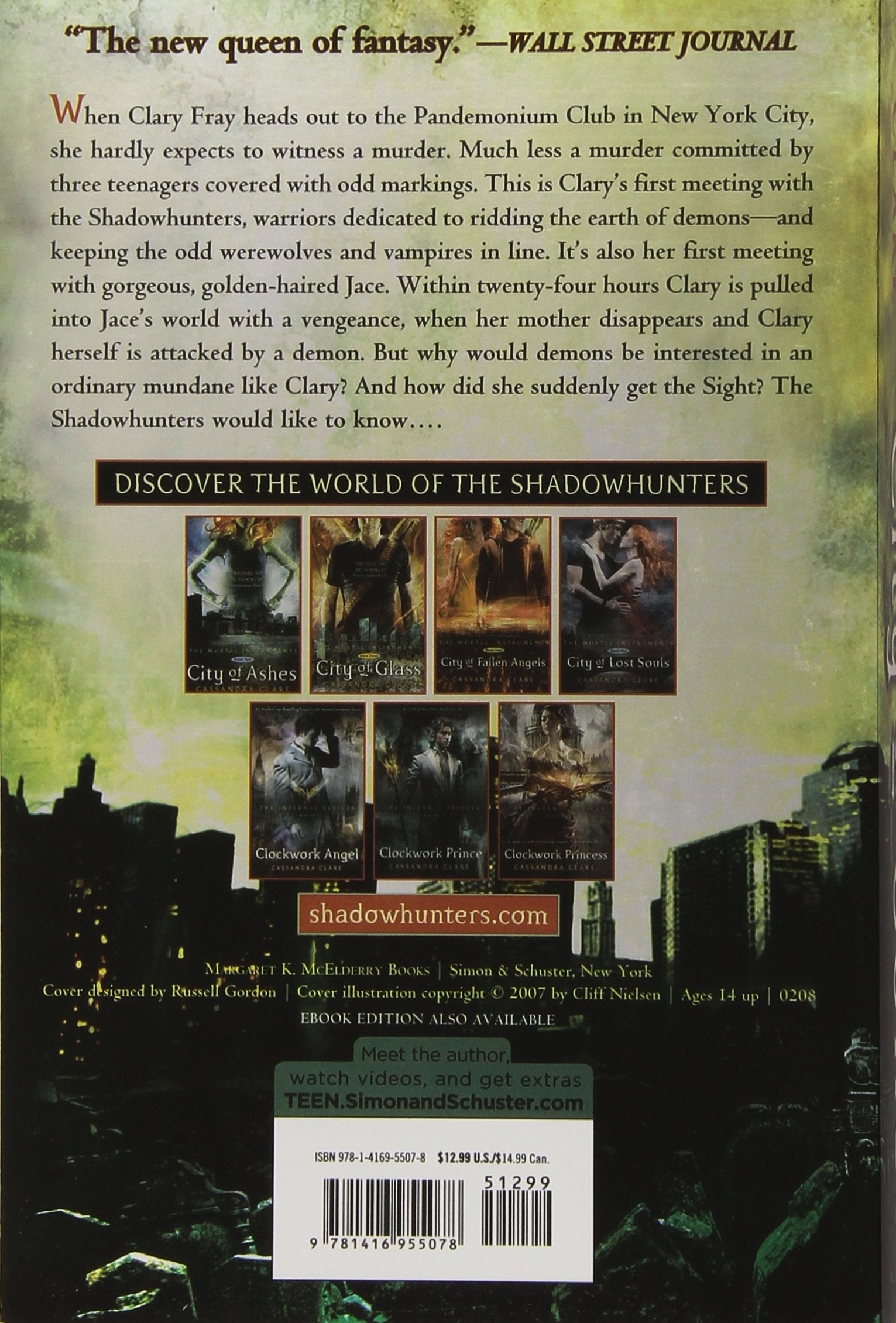 The Mortal Instruments: City of Bones / City of Ashes / City of Glass / City of Fallen Angels