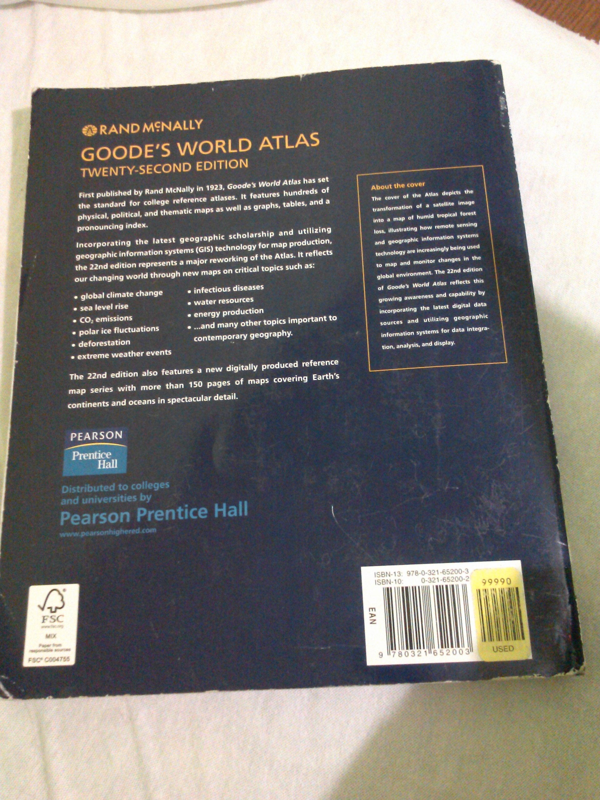 Goodes World Atlas (22nd Edition)