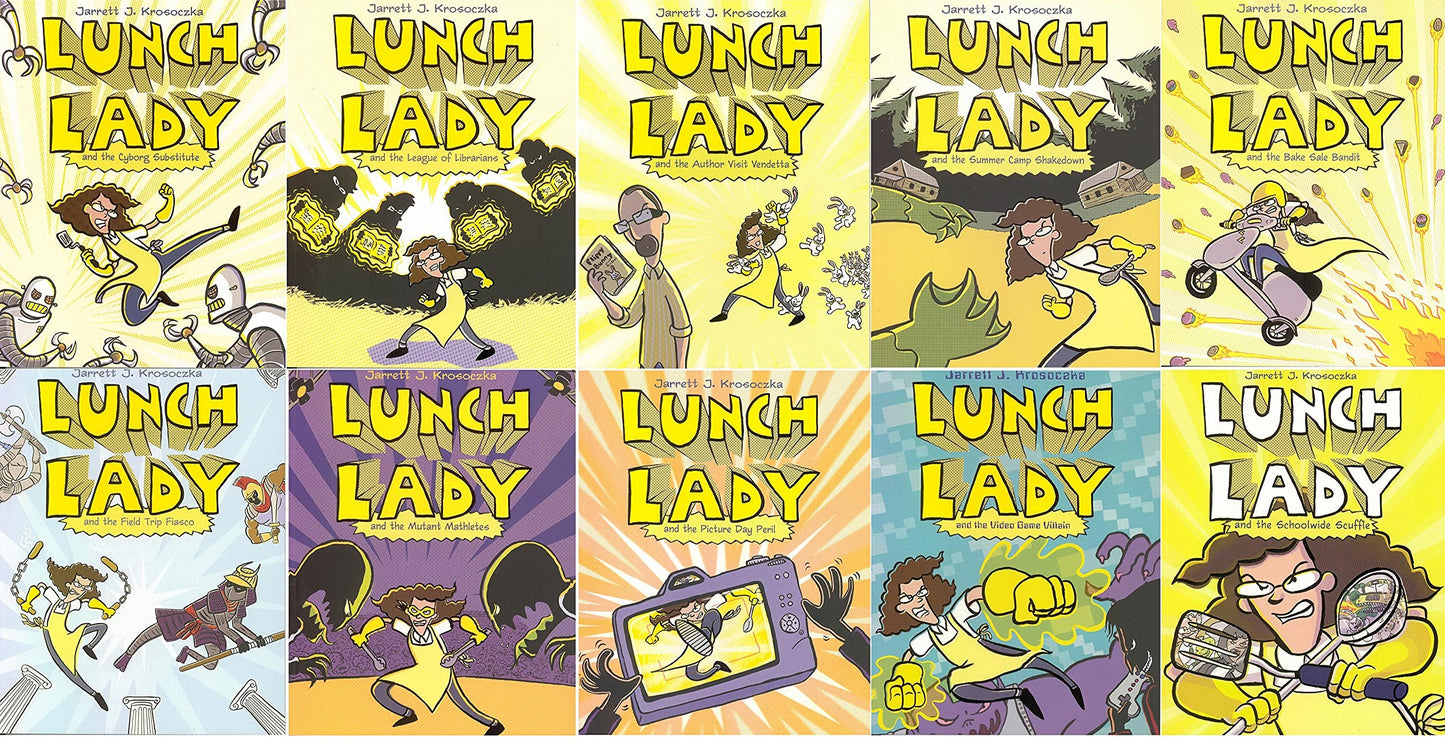 Lunch Lady 10 Book Paperback Collection