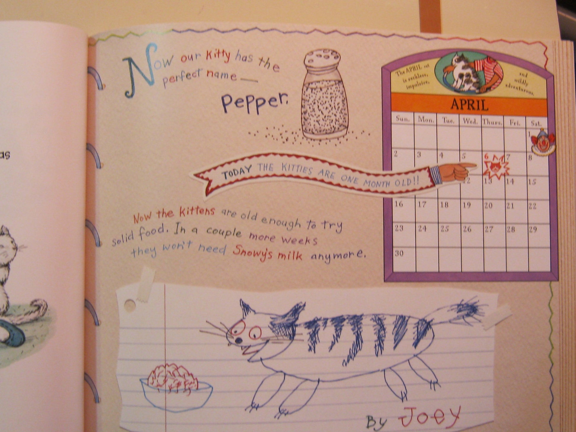 Pepper's Journal: A Kitten's First Year (MathStart 2)