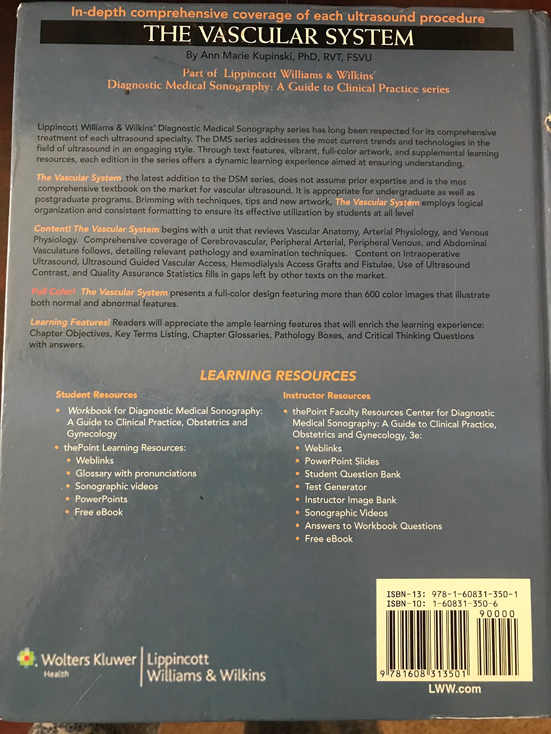 The Vascular System (Diagnostic Medical Sonography)