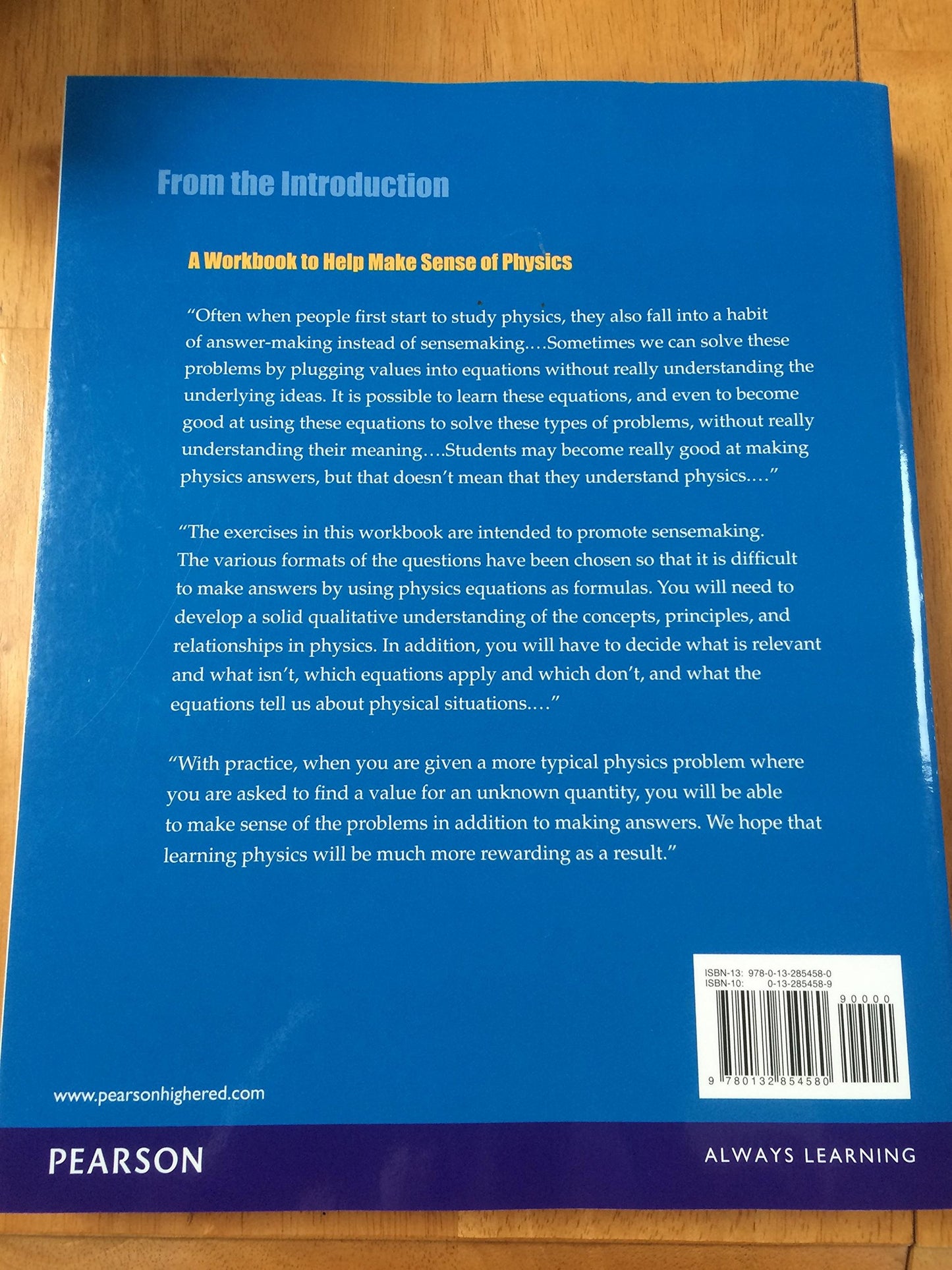 TIPERs: Sensemaking Tasks for Introductory Physics (ei Pearson Series in Educational Innovation)