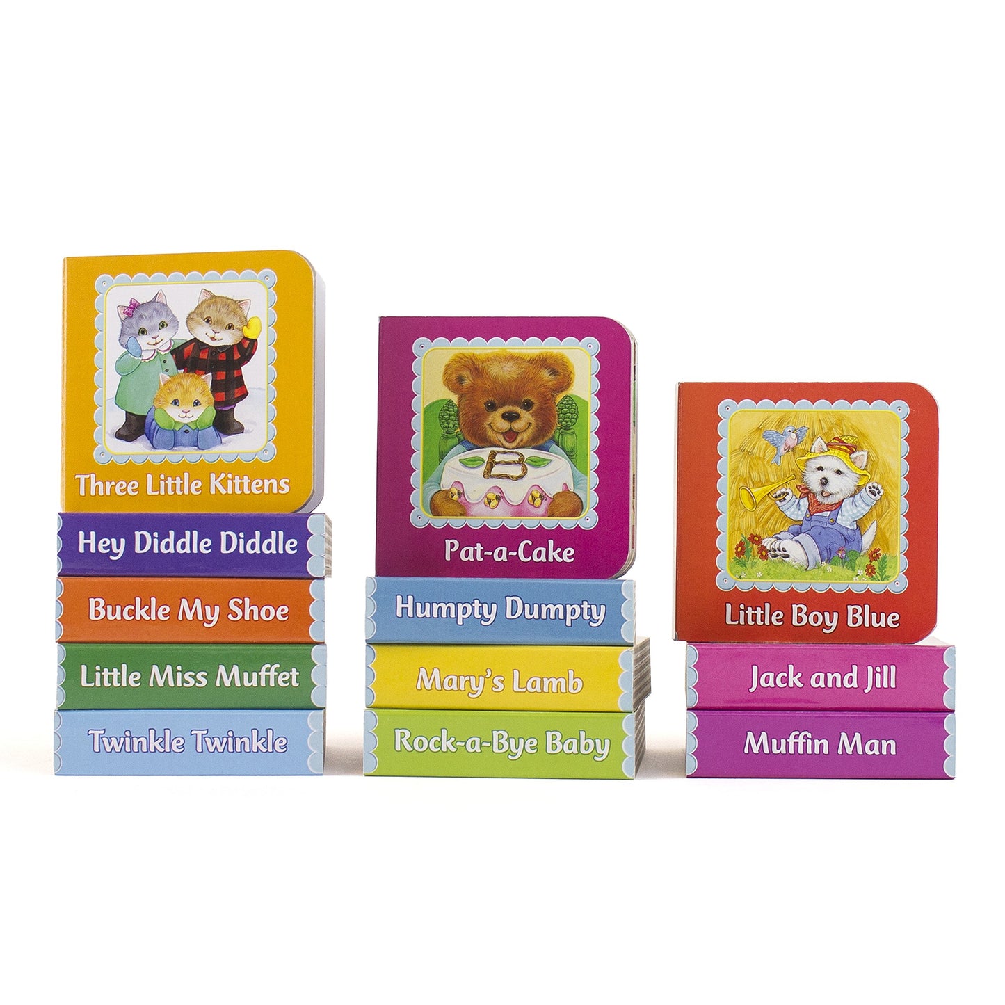 Mother Goose Deluxe My First Library 12 Board Book Block - PI Kids