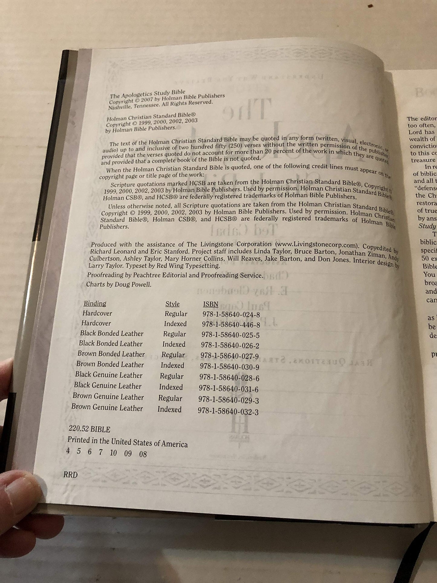 The Apologetics Study Bible: Understand Why You Believe