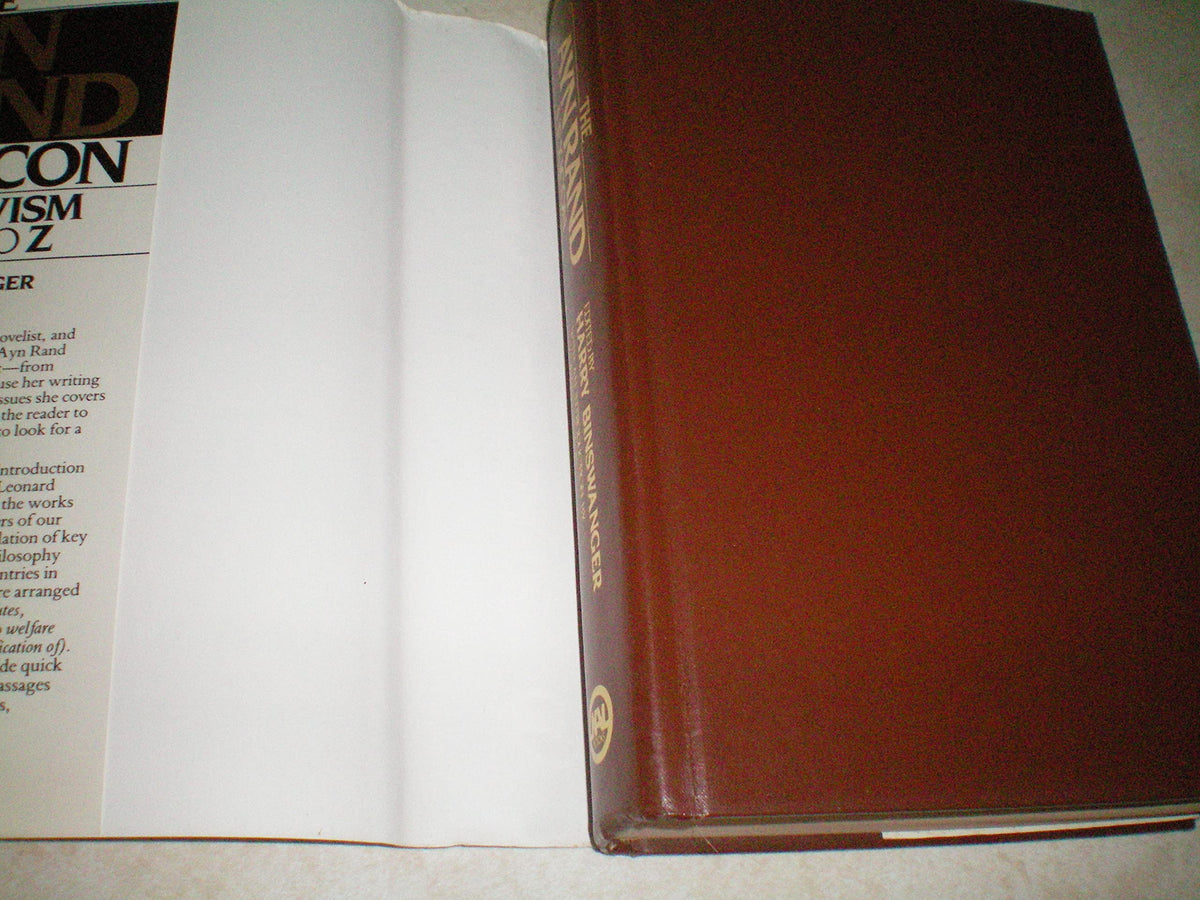 The Ayn Rand Lexicon by Rand, Ayn (1986) Hardcover