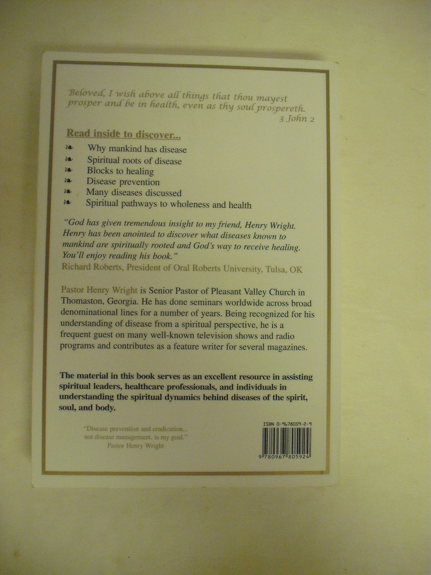 A More Excellent Way: Be in Health by Miakarts Books
