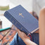 NKJV, Single-Column Wide-Margin Reference Bible, Cloth over Board, Blue, Red Letter, Comfort Print: Holy Bible, New King James Version