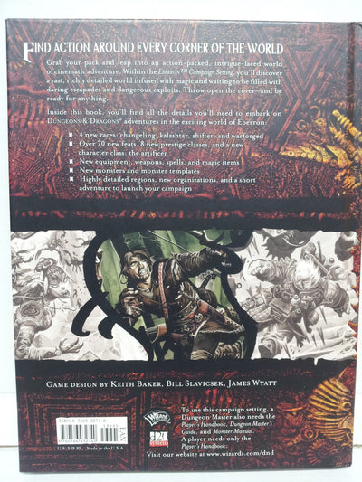 Eberron Campaign Setting (Dungeons & Dragons d20 3.5 Fantasy Roleplaying)
