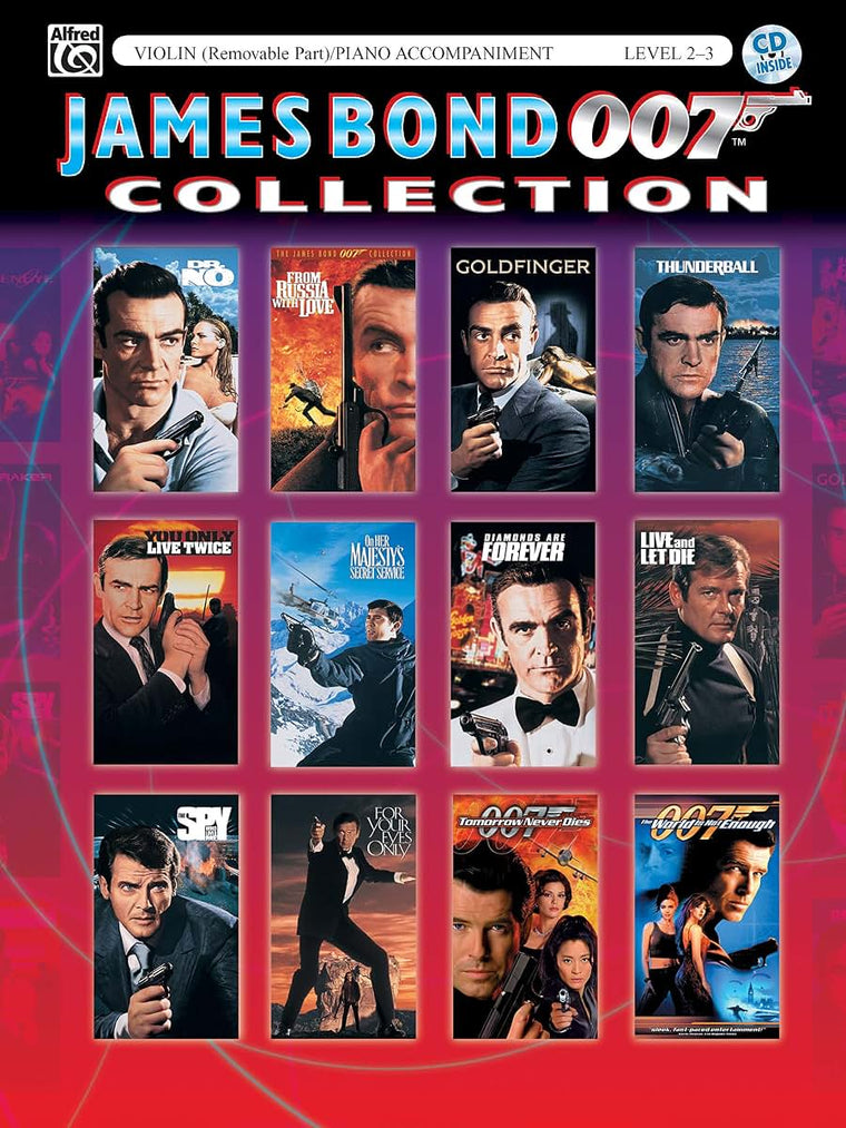 James Bond 007 Collection for Strings: Violin (with Piano Acc.), Book & CD