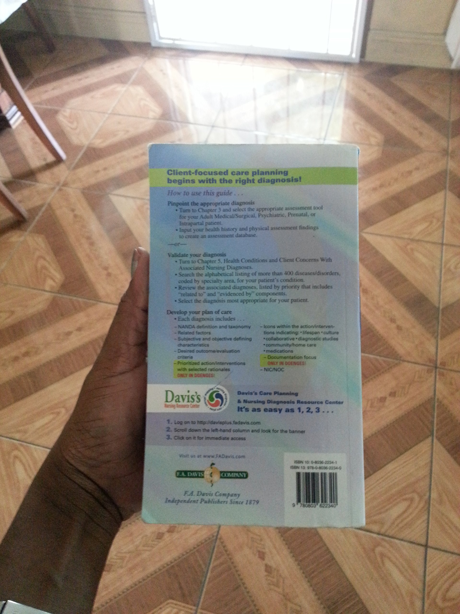 Nurse's Pocket Guide: Diagnoses, Prioritized Interventions and Rationales