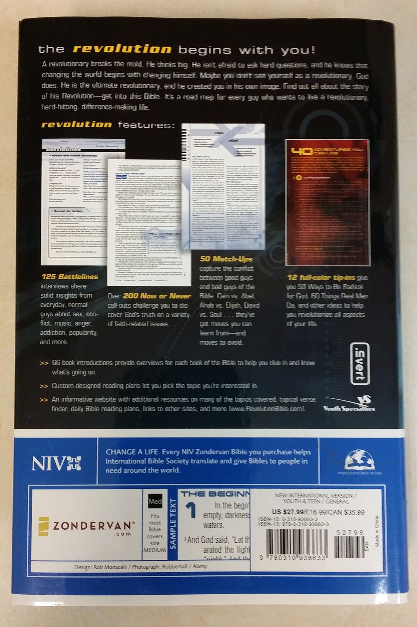 NIV Revolution: The Bible for Teen Guys: Updated Edition