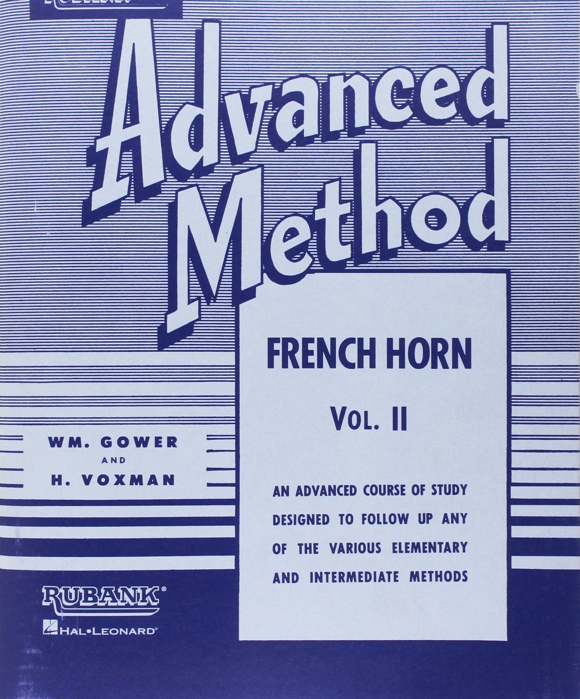 Rubank Advanced Method - French Horn in F or E-flat, Vol. 2