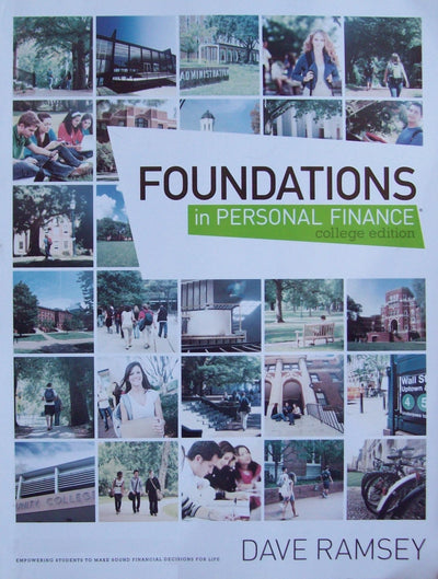 Foundations in Personal Finance, College Edition by Dave Ramsey (2011-05-04)