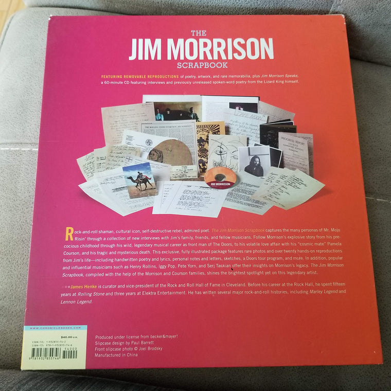 The Jim Morrison Scrapbook — back cover