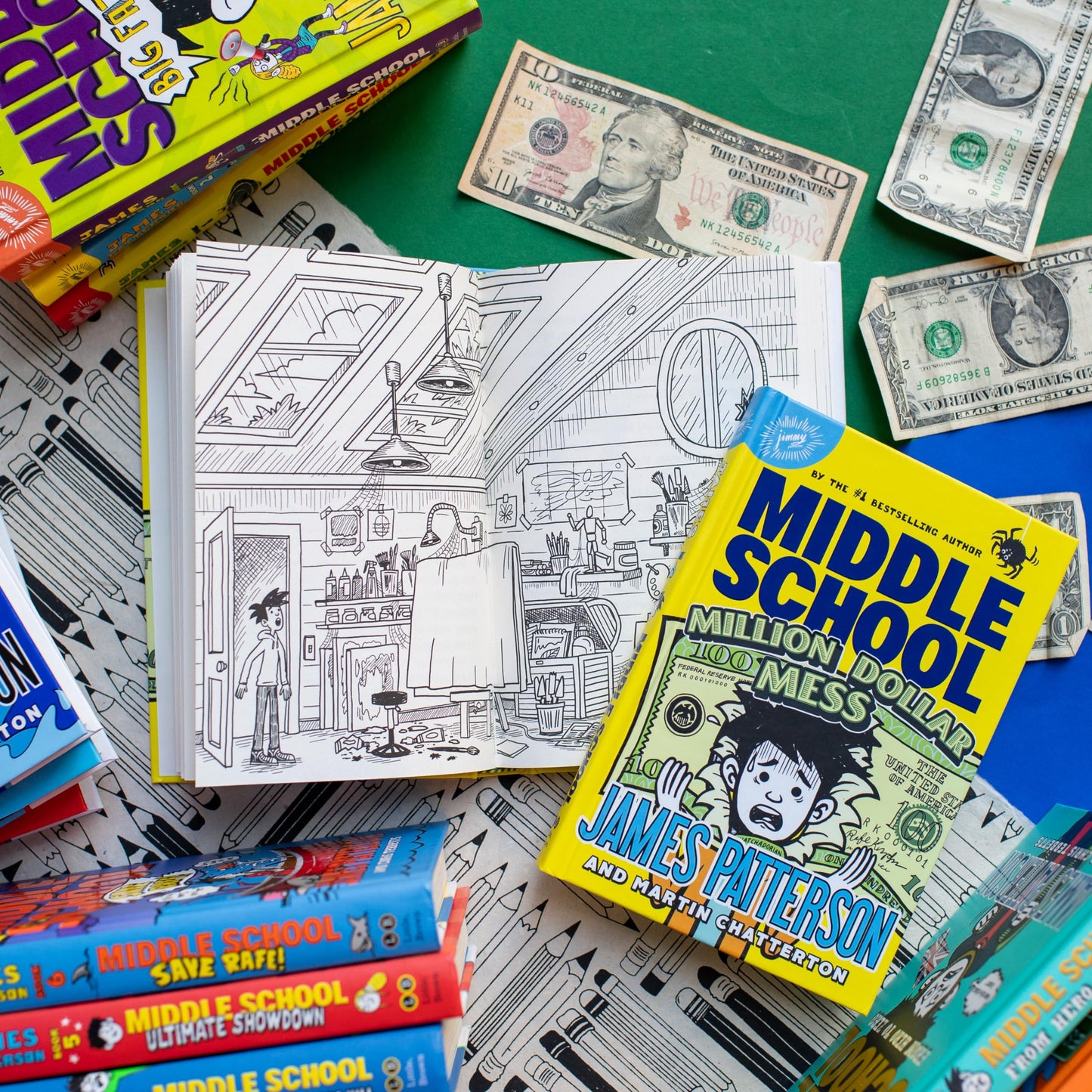 Middle School: Million Dollar Mess (Middle School, 16) by Pa