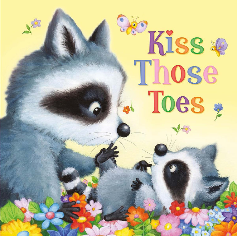 Kiss Those Toes - Interactive Bedtime Picture Board Book for Babies & Toddlers  Gentle Rhyming Story with Adorable Forest Animals Teaching Body Parts  Sweet Goodnight Book for Boys & Girls