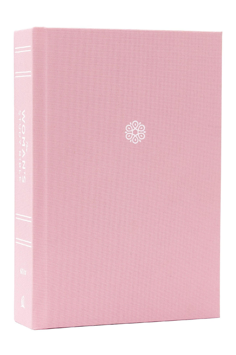 NIV, The Woman's Study Bible, Cloth over Board, Pink, Full-Color, Red Letter: Receiving God's Truth for Balance, Hope, and Transformation
