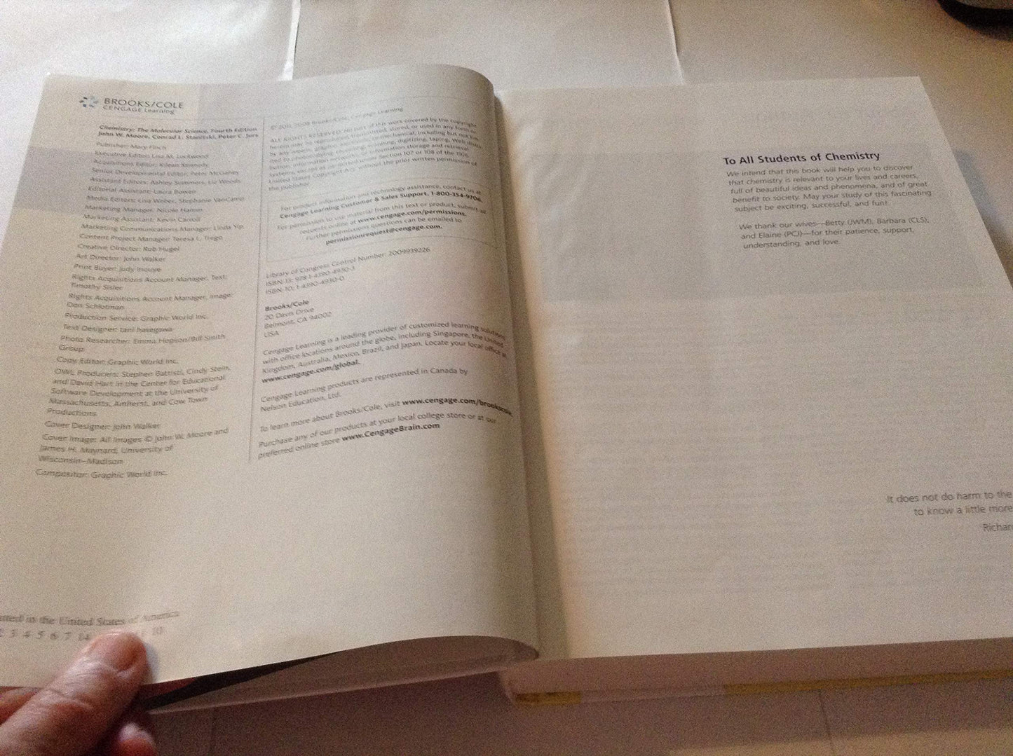 Chemistry: The Molecular Science