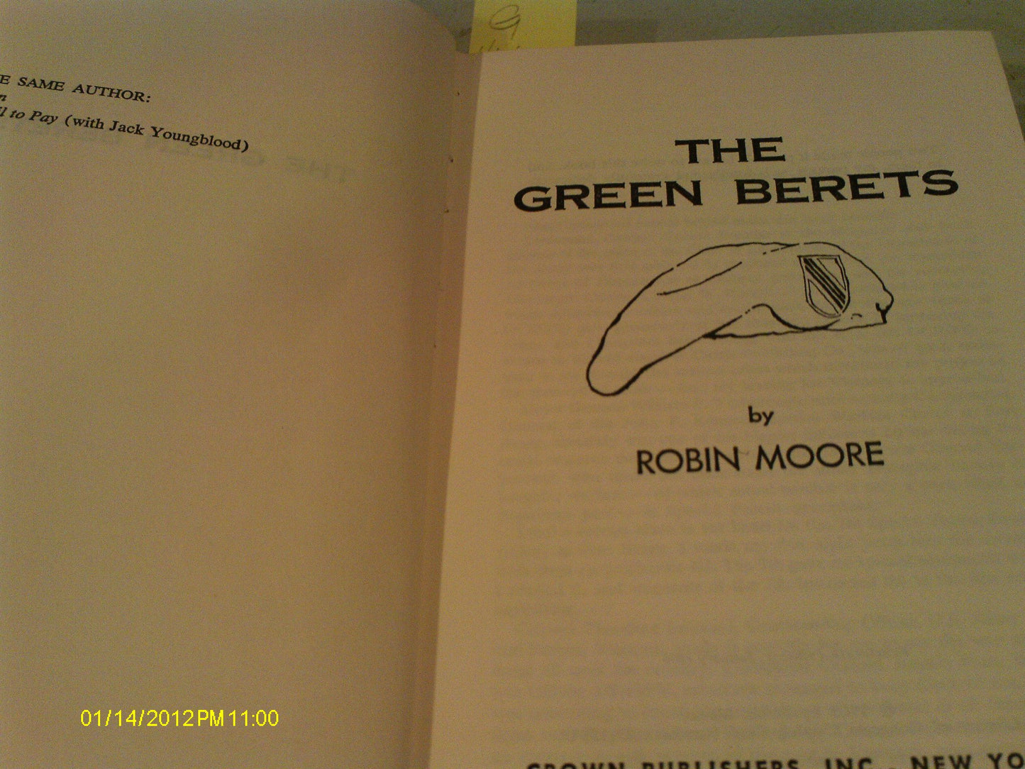 The Green Berets. by Moore, Robin