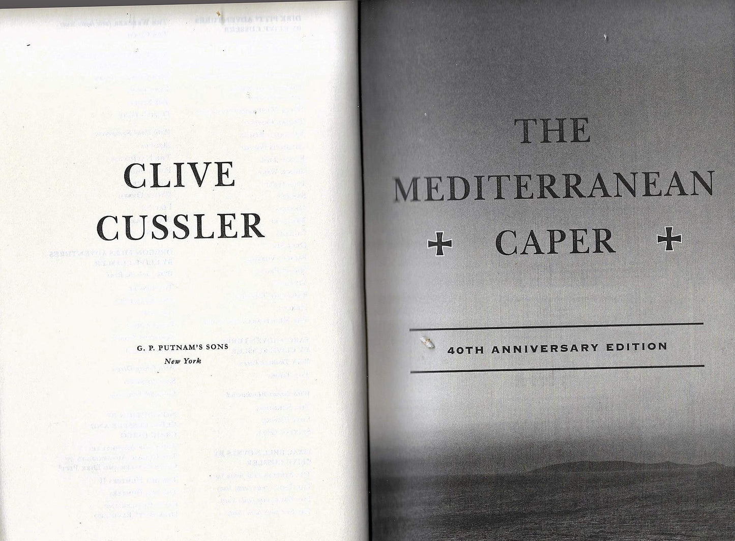 The Mediterranean Caper: The First Dirk Pitt Novel, A 40th Anniversary Edition (Dirk Pitt Adventure)